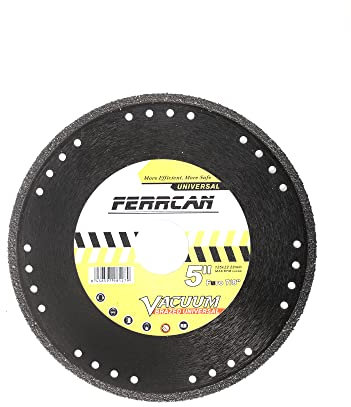 Ferrcan disco da taglio 125mm per smerigliatrice angolare multi materiale per taglio ferro, legno, gomma, ceramica, mattoni, fibra di vetro disco da taglio universale