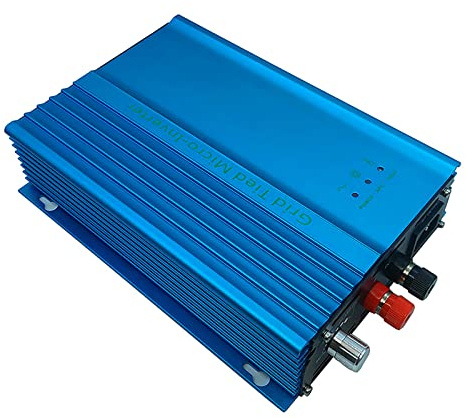 RANRAO 500W Solar Wechselrichter Micro Wechselrichter Solar Grid Tie Inverter MPPT Solar Micro Inverter Pure Sine Wave DC16V-28V Micro Inverter Sinus Wechselrichter für 12V Solarpanel