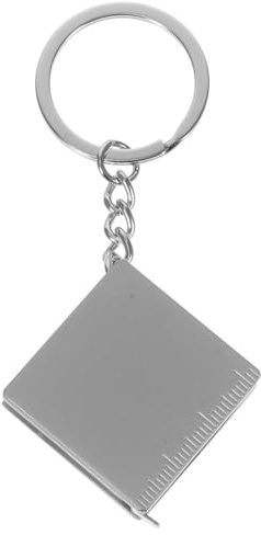 Alipis 1 cinta métrica de doble cara para ropa, cinta métrica para cuerpo, mini cinta métrica, llavero, cinta métrica retráctil para costura, accesorios suaves, encantos