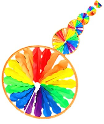 String Seil Garten Decor 1pc Bunte Plattenspieler Windmühle Für Hochzeit Foto Kindergarten Party