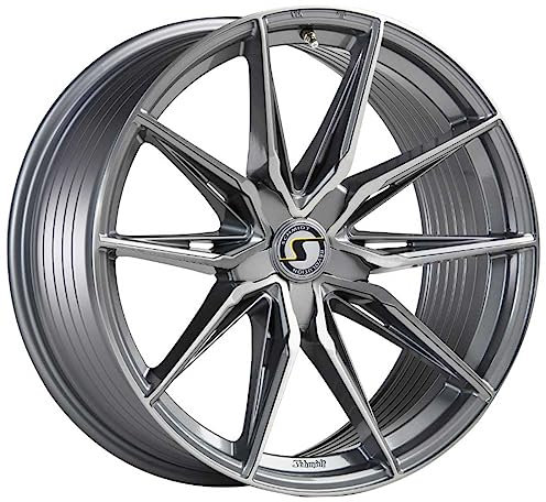 Schmidt Felge TwentyOne 8.5Jx19 ET47 5x108 TitanBrushed kompatibel mit Ford C-Max MKI Typ DM2, C-Max MKII Typ DXA, Focus RS/ST Typ DYB