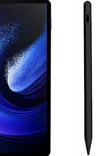Eingabestift Stifte für Lenovo Tab Plus Pro M8 M9 M10 M11 M20 P12 / Legion Y700 Y900 / Yoga Tab 11 / Tab K11 LTE/Yoga Book 9i / Yoga 7 7i 9i 2-in-1 Wiederaufladbar Eingabestifte Stift (Schwarz)