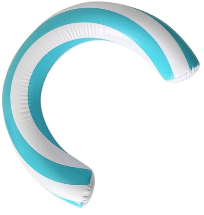 Curved Inflatable Pool Noodles, Swimming Pool Noodle Float,Summer Pool Floats, Classic Striped Summer Noodles for Swim, Funny Pool Noodle for Beach Pool