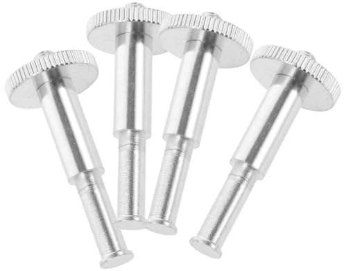TOYANDONA Mikrofonarmstativadapter für Mikrofonständer und Shock Mount 4 Stück-pack aus Metall Silber Leicht und Kompakt 1/4 Zoll Gewindeadapter Zubehör für Schreibtischmikrofonarm