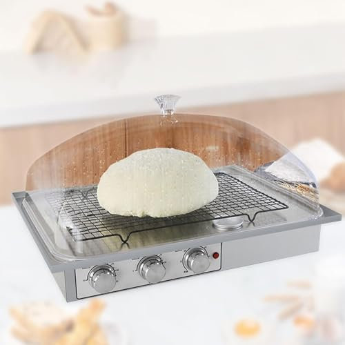LYDBMYT Gärbox für Teig, Niedertemperatur-Gärschrank mit Heizung, Werkzeugset für die Sauerteigbrotherstellung, Niedertemperaturheizung zum Brotbacken (S)