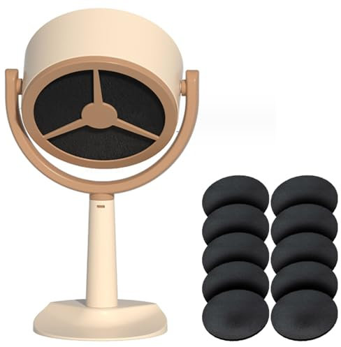 FHRKA Campana extractora de sobremesa, Mini Campana extractora portátil, Volumen de Aire de Escape 10 m/min, 2 Marchas Ajustables Potencia eólica