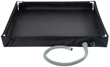 Base de ducha de camping | con desagüe de suelo | Bandeja de ducha portátil plegable para camping ducha plato de ducha