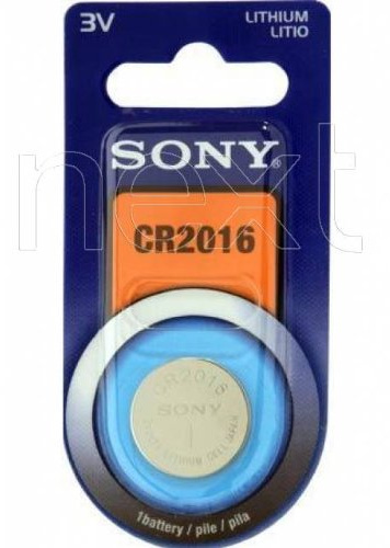 Sony CR-2016 3,0V Lithium Knopfzelle, 85 mAh