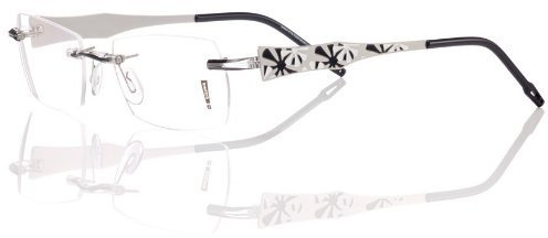 Switch it! Brille - Palladium-schwarz-weiß, Metall, 18.0 mm, 135.0 mm, Unisex-Erwachsene