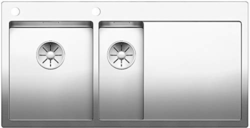 Blanco 521646 | Fregadero de cocina de acero inoxidable CLARON 6 S-IF | Color : Acero inoxidable
