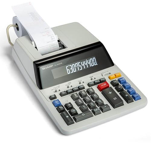 Sharp EL2360PIII Commercial Printing Calculator - 12 Digit Display