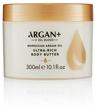 ARGAN Marula Ultra Rich Body Butter mit pflegendem Kokosöl und Argan Der ultimative Retter für trockene Haut, 300 ml