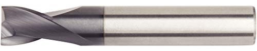 WIDIA Hanita I2S0625T075S VariMill I2S GP Schrupp-/Schliff Schaftfräser, 1,9 cm LOC, 1,6 cm Schnittdurchmesser, Hartmetall, TiAlN Beschichtung, RH Schnitt, 2-Nut.