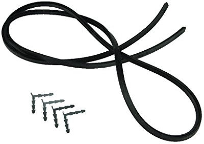 Ufixt Universal 4-Sided Cooker Oven Rubber Door Seal (With Corner Clips + Instructions)