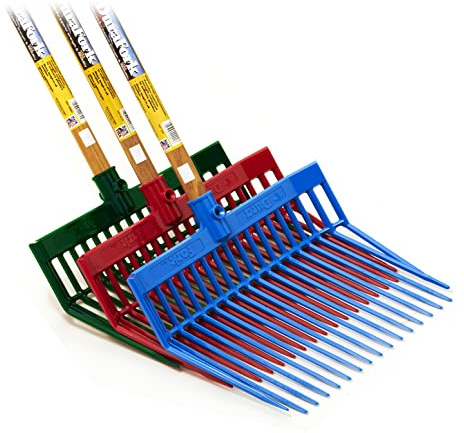 Little Giant® DuraFork Pitch Fork | Gödselgaffel | Stabil gaffel i polykarbonat med vinklade ändar | Blandad förpackning
