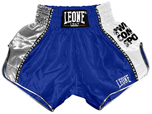 LEONE 1947, Training Pantaloncino Kick-Thai, Unisex – Adulto, Blu, M, AB760