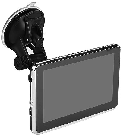 Yctze Navigatore GPS per Auto Navigatore GPS Universale per Auto con Touch Screen 5 Pollici DDR256M 8GB MP3 FM Mappa Europa 1 (nero)