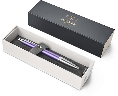 Parker Urban Premium Metal Ballpoint Pen - Muted Matte Violet - Blue Ink - Gift Boxed