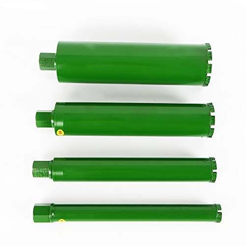 Lot de 4 couronnes de forage diamantées M22 350 mm 370 mm