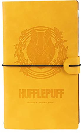 Grupo Erik Travel Journal Notebook - Harry Potter Gifts Under 15 Pounds | Travel Accessories For Women & For Men, Travelling Essentials, Diary Planner Notebook | Hufflepuff Harry Potter Merchandise