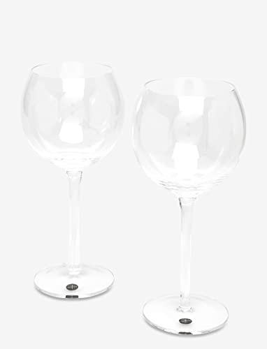 Sagaform Kitchen Weingläser-Set 2-teilig aus Glas in der Farbe Transparent 37cl, Maße: 9cm x 9cm x 19cm, 5018263