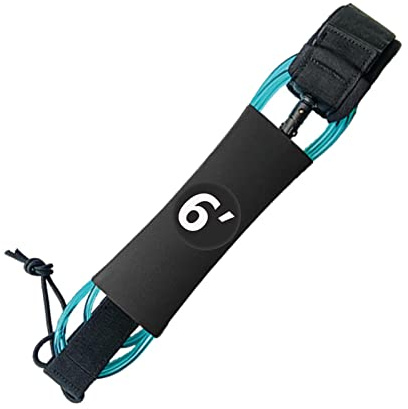 Harilla Correa de Tabla de Surf Resistente para Deportes acuáticos, Azul, 6 PIES