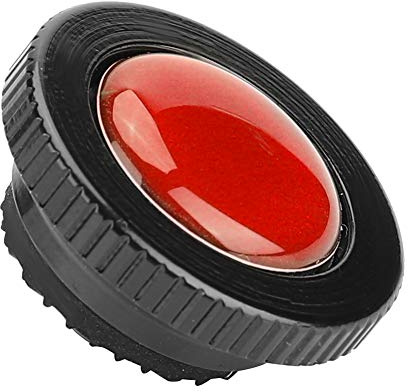 Fydun Mini Aluminium Alloy Quick Release Plate Round | Durable Lightweight Camera Mount for Manfrotto Compact Action Tripod Red Color 24mm Diameter