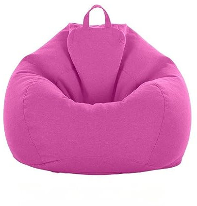 NONCHI Gefüllte Tier Lagerung Sitzsack Abdeckung Für Erwachsene/Jugendliche (Keine Füllung), Flauschig Und Faul Sofa Sitzsack Abdeckung Für Schlafzimmer, Wohnzimmer - 6 Größen,Lila,XXL