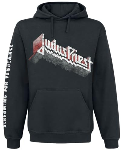 Judas Priest Screaming for Vengeance Homme Sweat-Shirt à Capuche Noir XL