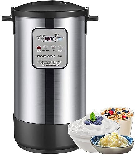 HJJP Yogurt Maker & Natto Fermentation Machine - Automatico, regolabile temperatura e controllo del tempo - 100W - Ideale per yogurt fatto in casa e fermentazione Natto