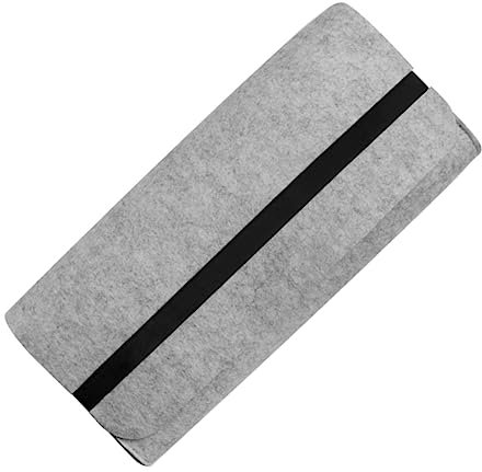 Veemoon Estuche para Teclado Mecánico 87 Teclas Compacto Forro Suave Antipolvo y Correas Elásticas, Bolsa De Almacenamiento Portátil para Proteger Teclado Electrodomésticos y Oficina En Color Negro