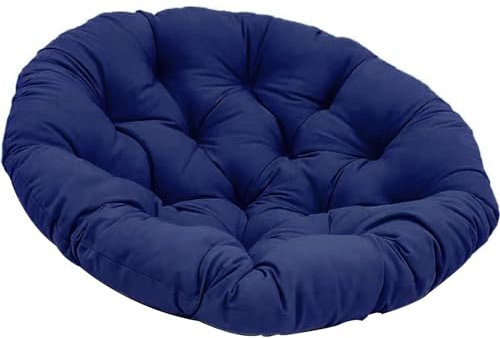 WHOROB Papasansessel Kissen, Radar Stuhl Pad, Rundes Dicke Stuhlkissen Bequem Weich Sitzkissen Hängesessel für Indoor Outdoor Garten Stuhlauflage,N,120 * 120cm