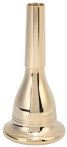Tuba Horn Mundstück, Kupfer Musikinstrument Ersatzteil 13,3 mm Bass Horn Mundstück für Professionelle Tuba Spieler Anfänger (Gold)