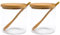 Happyupcity 2 barattoli per spezie in vetro trasparente da 200 ml, con coperchio e cucchiaio in legno, contenitori vuoti da cucina per sale, caffè, chicchi, spezie, caramelle