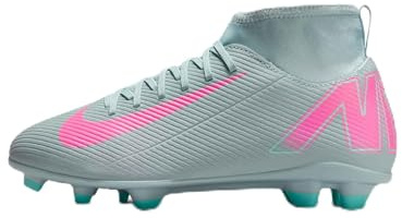NIKE Jr. Mercurial Superfly 10 Club Sneaker, Ocean Cube/PINK Blast, 38 EU