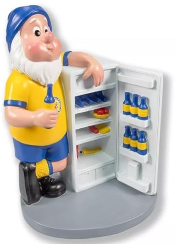 Eintracht Braunschweig Gartenzwerg Zwerg Kühlschrank in 12 x 12 x 17,5 cm