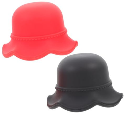 MAGICLULU Wine Bottle Stoers 2 Stück Weinflaschenverschluss Silikon Auslaufsicher Weinflaschenversiegelung Kleiner Silikonverschluss