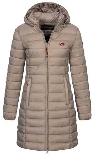 Geographical Norway Damen Winter Jacke Steppjacke Parka Steppmantel Outdoor