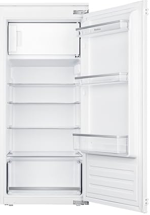 Amica Einbau Kühlschrank mit Gefrierfach 179L 122,3x54x54cm EKSS 362 221 | 1220mm Nische, 163L Kühlteil, 16L Gefrierteil, Schlepptür-Technik, Inverter Kompressor, Elektronische Steuerung, Eiertablett