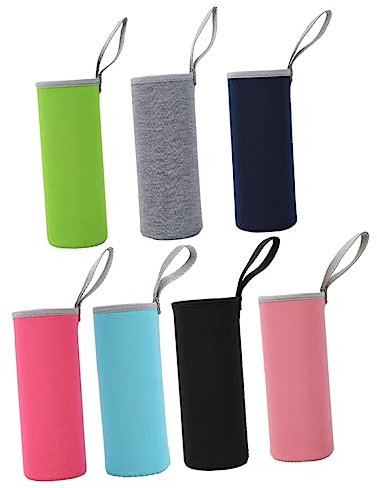 PartyKindom 7stücke Teiliges Isolierte Trinkflaschenhüllen Thermobecher Schutzüberzüge Wasserflasche Becher Sleeve Für Optimale Temperaturregulierung Für Outdoor-events Partys
