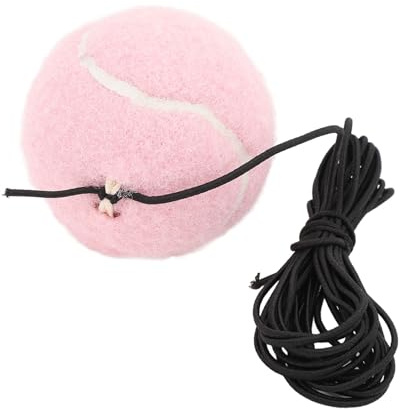 BuyWeek Tennisball mit Schnur, Tennis Trainer Bälle Selbst Übung Tennis Trainingsball Sport Werkzeug für Innen und Außenbereich Tennistraining