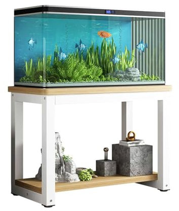Aquarium Unterschrank Aquariumtisch 70 Cm Hoch, Aquarienständer 40, 50, 60, 80, 90, 100, 120 Cm, Terrarienständer mit Pflanzenregal, Stabiles Aquarium-Präsentationsgestell(D,40x30cm(15 3/4x11 3/4))