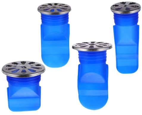 VILLCASE 4pièces Tuyau Anti-refoulement Bouchon De Vidange De Sol Vanne d Eaux Usées Pour Douche Bouchon Anti-refoulement Pour Évier De Salle De Bain Silicone Robuste