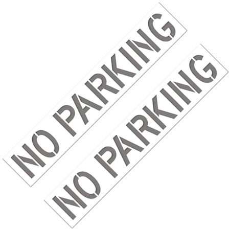 Pocoiau 12Inch Restrizione di Parcheggio Stencil Flessibile Silicone Modelli di Disegno Per Asfalto Calcestruzzo Strada E Corsia Marcatura Modelli di Parcheggio In Silicone