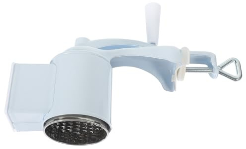 Gatuida Rallador de Queso Manual de Metal con Manivela Multifuncional para Cocina de Nueces y Verduras Accesorio de Cocina Resistente y Fácil de Limpiar
