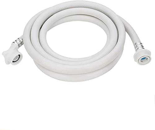 Fdit Tubo de Entrada de Agua para Lavadora, Tubo de Extensión de PVC Duradero para Inyección de Agua para Lavadora, Material Aplicable para Cuarto de Lavado y Baño, PVC (#1)