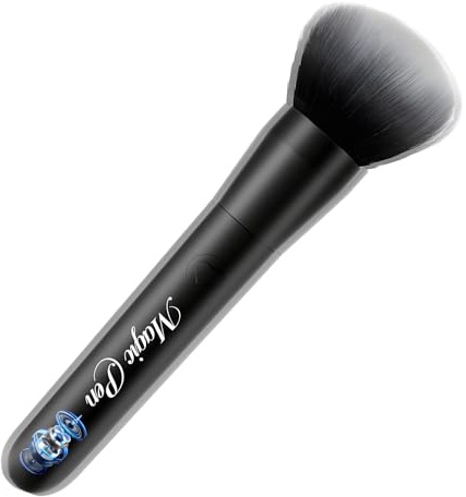 Oziral Mini Vibrateur Pinceau de Maquillage Sextoy Femme Discret & Silencieux Stimulateur Clitoridien G-Spot Érotique Chatouilleur pour Femmes & Couples (Noir)