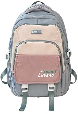 Ryggsäck kvinnor män vattentät laptop business reseryggsäck dagsryggsäck sport dagryggsäck stad lätt skolryggsäck tonåring vuxna unisex elegant stor arbetsryggsäck, Blau1, Einheitsgröße, Ryggsäck