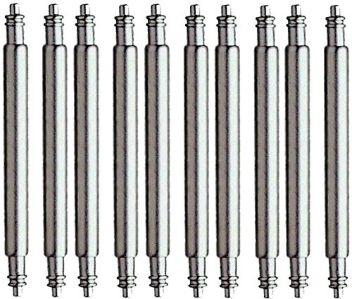 10 Stück 28mm Eichmüller Edelstahl Federstege 1,5mm Durchmesser für Uhren Armbänder