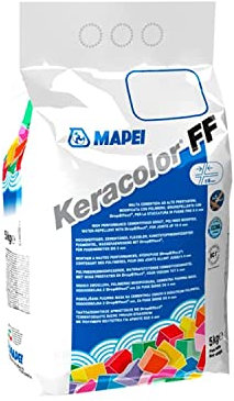 Mapei Keracolor 131 FF vaniglia kg 5 - Malta cementizia ad alte prestazioni per la stuccatura di fughe fino a 6 mm